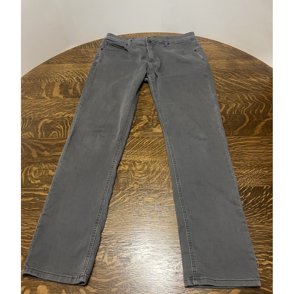 Ezekiel 305 Chopper Straight Jeans Mens 32x30 Faded Gray Skater Denim